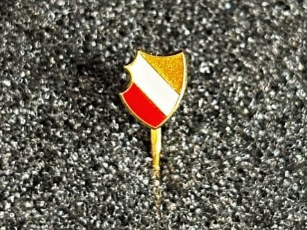 Couleur Anstecknadel mit Wappen und Email