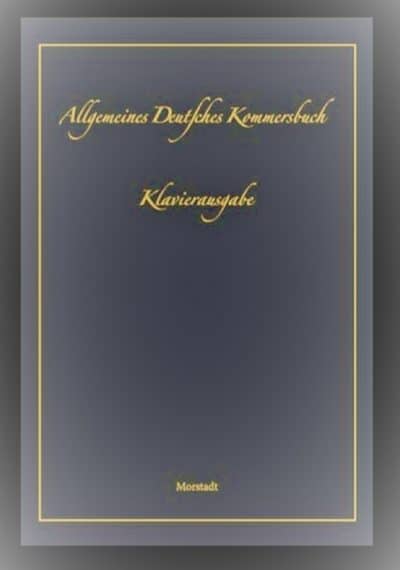 Allgemeines Deutsches Kommersbuch Klavierausgabe