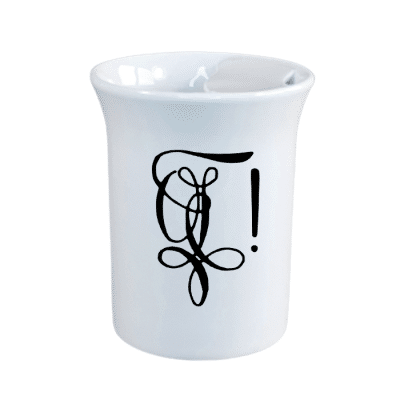 Kaffeebecher aus Porzellan individuell mit Wappen oder Zirkel