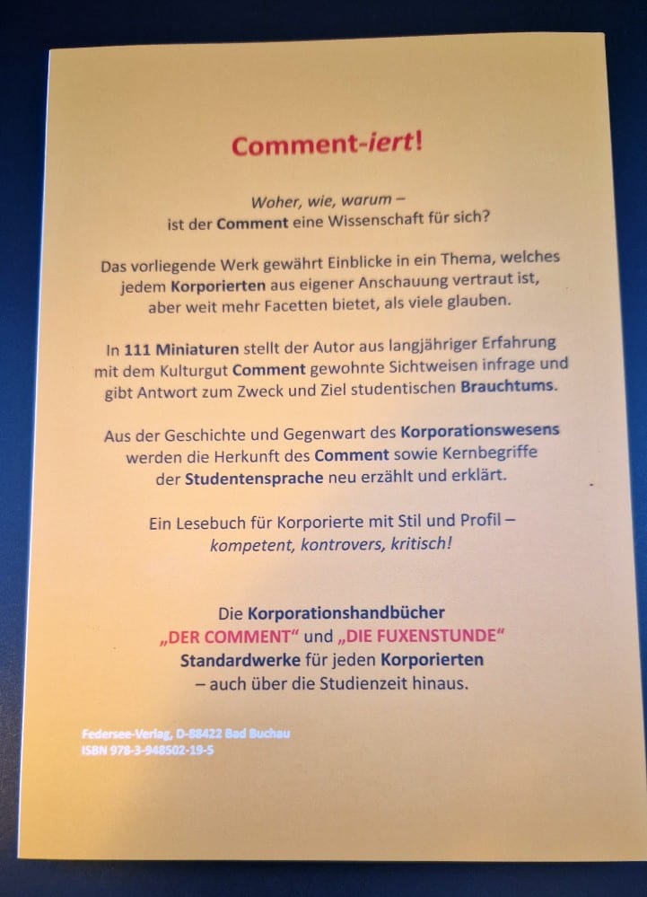 Comment-iert! Rückseite