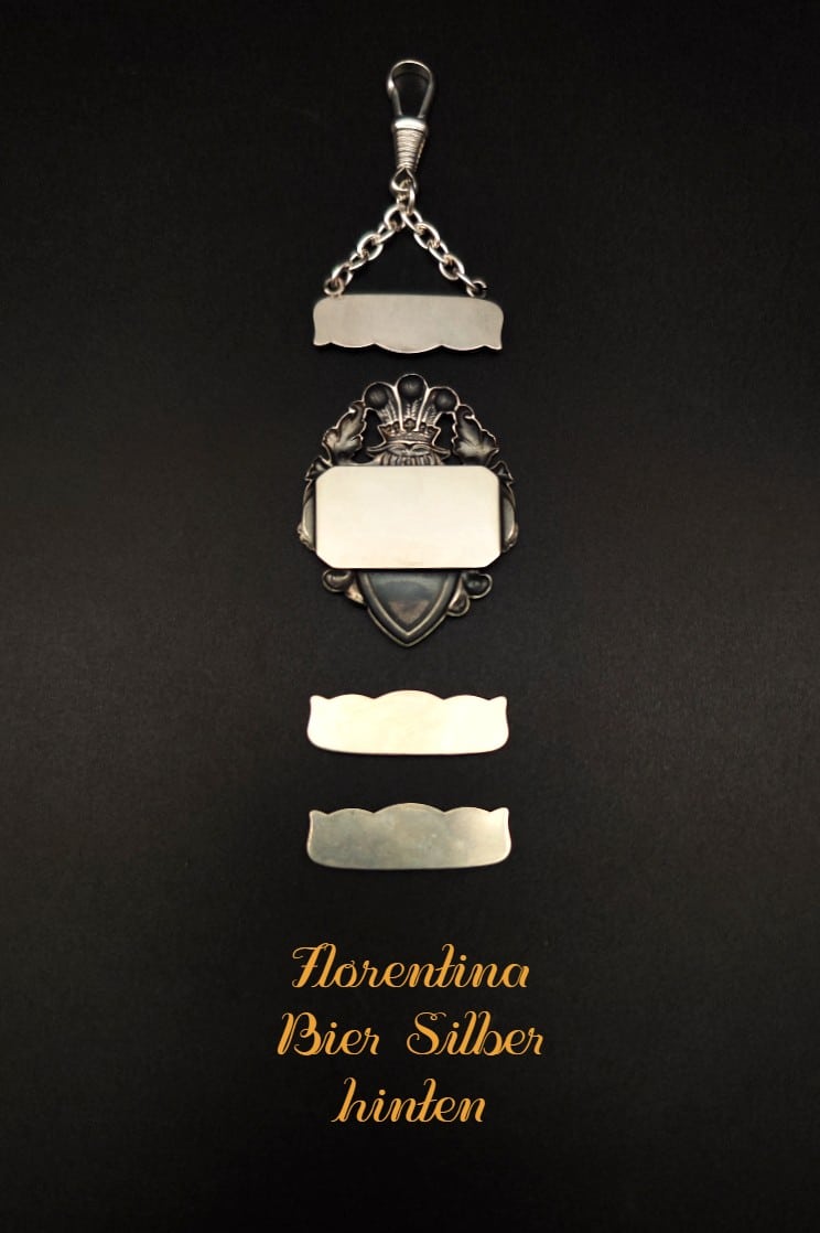 Zipfelteile für Bier-Zipfel Modell Florentina Silber Rückseite