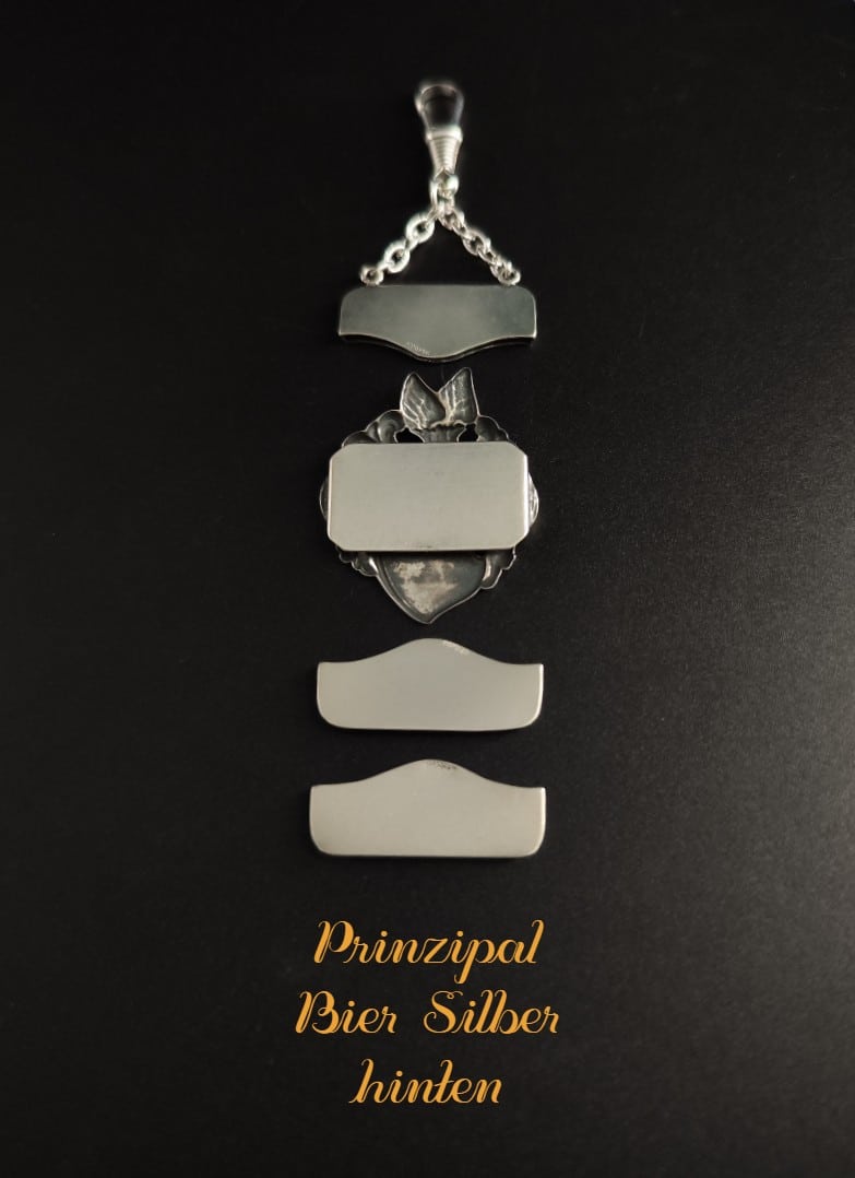 Zipfelteile für Bier-Zipfel Modell Prinzipal Silber Rückseite