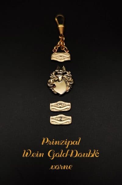 Zipfelteile für Wein-Zipfel Modell Prinzipal Gold-Doublé Vorderseite